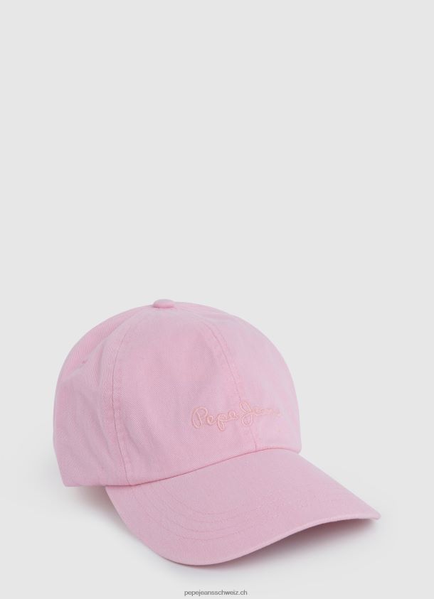 Basic-Cap mit gesticktem Logo Mädchen Pepe Jeans zartes Rosa 84XH6T1517