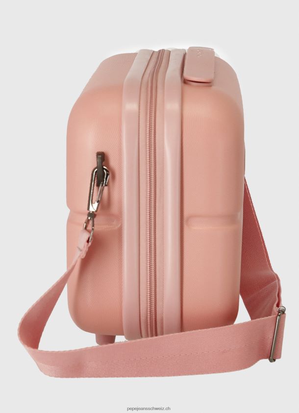 Reisetasche mit geprägtem Logo Mädchen Pepe Jeans Hell-Pink 84XH6T1515