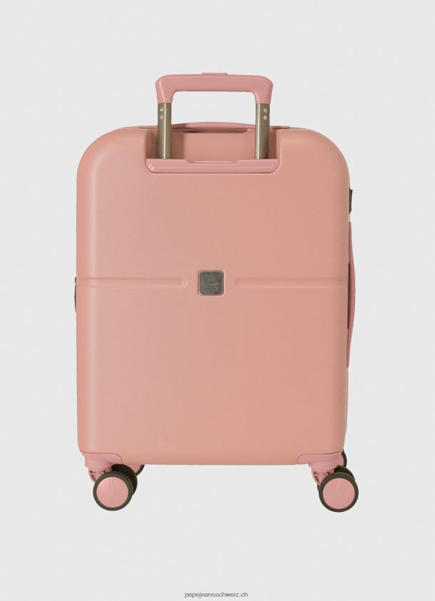 Rollkoffer 55cm abs Mädchen Pepe Jeans Hell-Pink 84XH6T1514