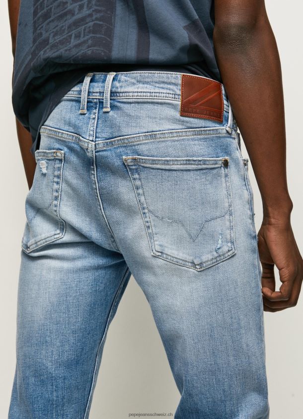 Hatch Slim-Fit-Jeans mit mittelhohem Bund Männer Pepe Jeans Denim 84XH6T796