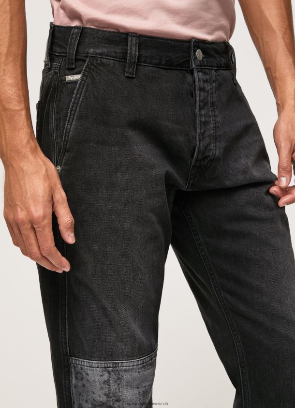 Adams Jeans mit lockerer Passform und mittelhohem Bund Männer Pepe Jeans Denim 84XH6T815
