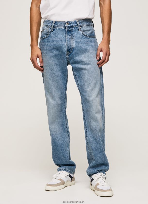 Byron mittelhohe Jeans mit entspannter Passform Männer Pepe Jeans Denim 84XH6T811