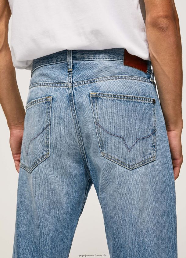 Byron mittelhohe Jeans mit entspannter Passform Männer Pepe Jeans Denim 84XH6T811