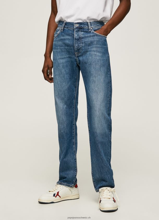 Byron mittelhohe Jeans mit entspannter Passform Männer Pepe Jeans Denim 84XH6T813