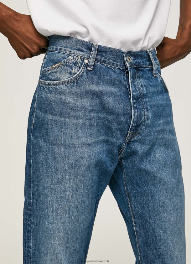 Byron mittelhohe Jeans mit entspannter Passform Männer Pepe Jeans Denim 84XH6T813