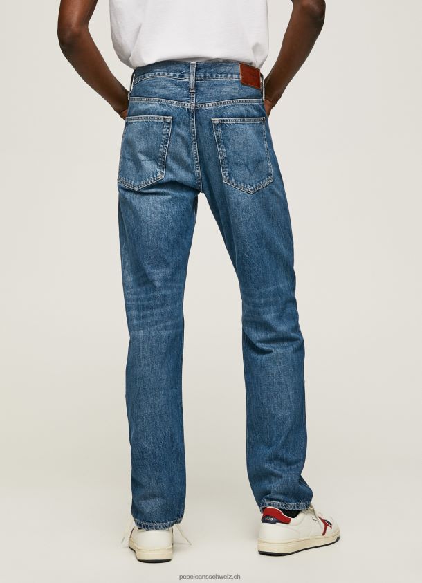 Byron mittelhohe Jeans mit entspannter Passform Männer Pepe Jeans Denim 84XH6T813
