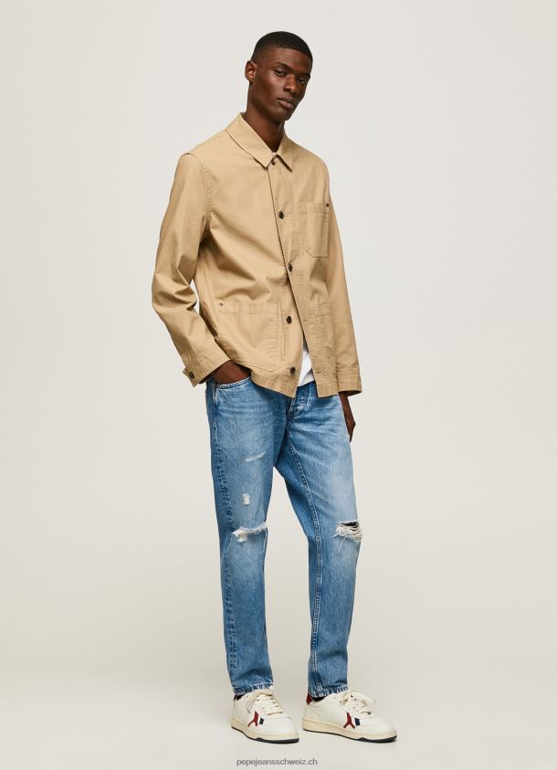 Callen Jeans mit lockerer Passform und mittelhohem Bund Männer Pepe Jeans Denim 84XH6T820