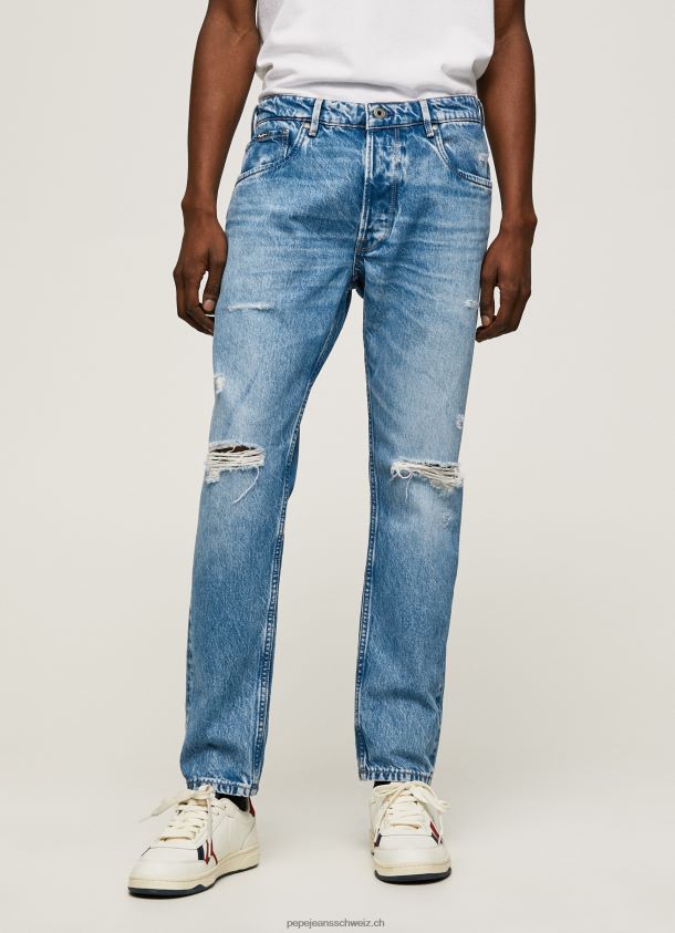 Callen Jeans mit lockerer Passform und mittelhohem Bund Männer Pepe Jeans Denim 84XH6T820