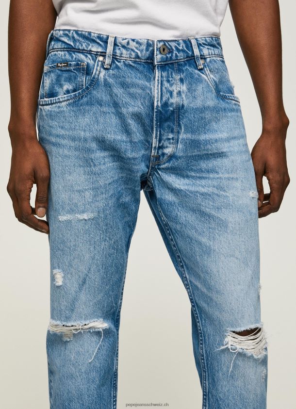 Callen Jeans mit lockerer Passform und mittelhohem Bund Männer Pepe Jeans Denim 84XH6T820