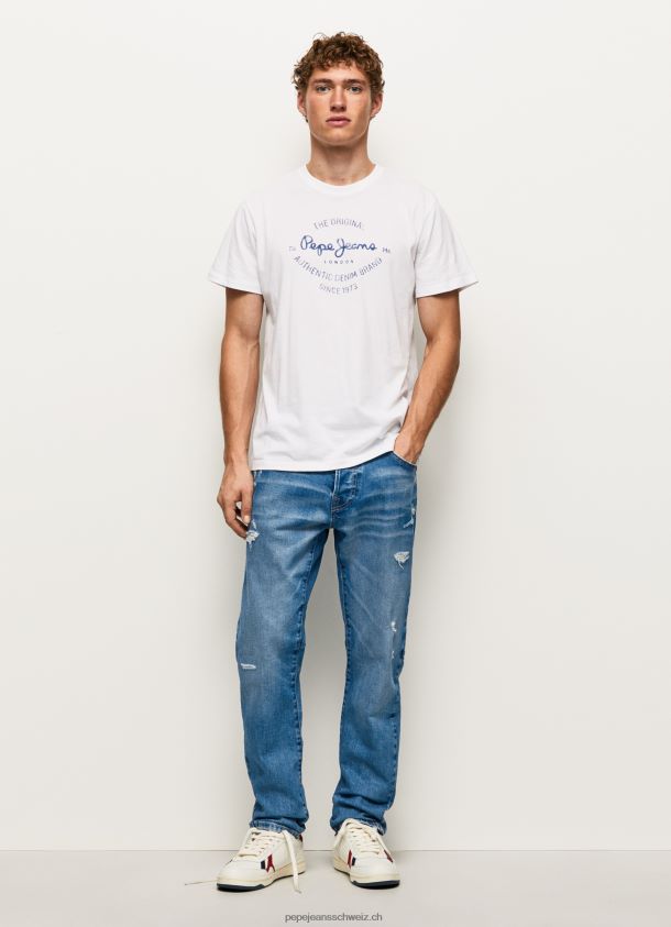 Easton Jeans mit lockerer Passform und fallender Leibhöhe Männer Pepe Jeans Denim 84XH6T819