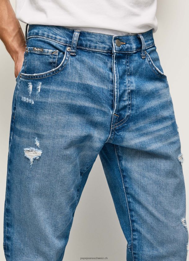Easton Jeans mit lockerer Passform und fallender Leibhöhe Männer Pepe Jeans Denim 84XH6T819