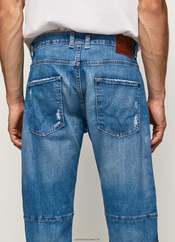 Easton Jeans mit lockerer Passform und fallender Leibhöhe Männer Pepe Jeans Denim 84XH6T819