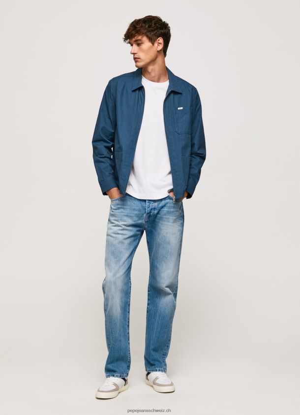 Penn Jeans mit lockerer Passform und fallender Leibhöhe Männer Pepe Jeans Denim 84XH6T810