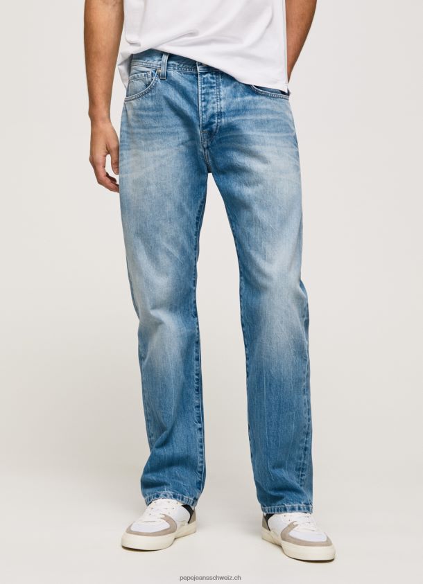 Penn Jeans mit lockerer Passform und fallender Leibhöhe Männer Pepe Jeans Denim 84XH6T810