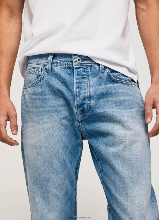 Penn Jeans mit lockerer Passform und fallender Leibhöhe Männer Pepe Jeans Denim 84XH6T810