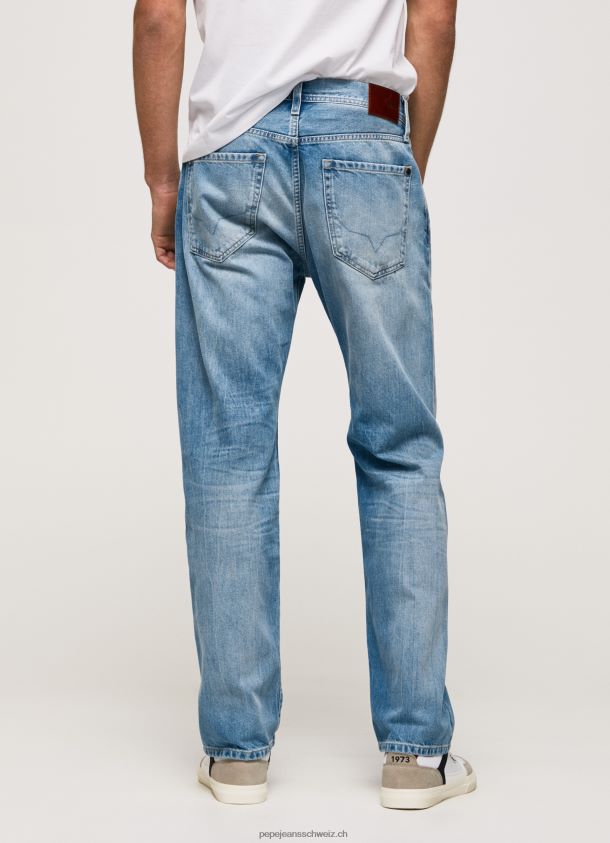 Penn Jeans mit lockerer Passform und fallender Leibhöhe Männer Pepe Jeans Denim 84XH6T810