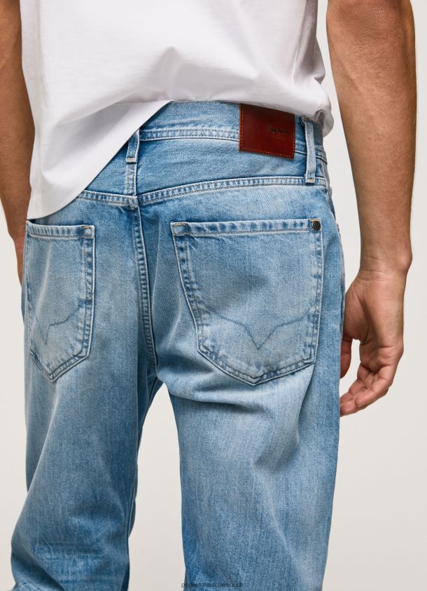 Penn Jeans mit lockerer Passform und fallender Leibhöhe Männer Pepe Jeans Denim 84XH6T810