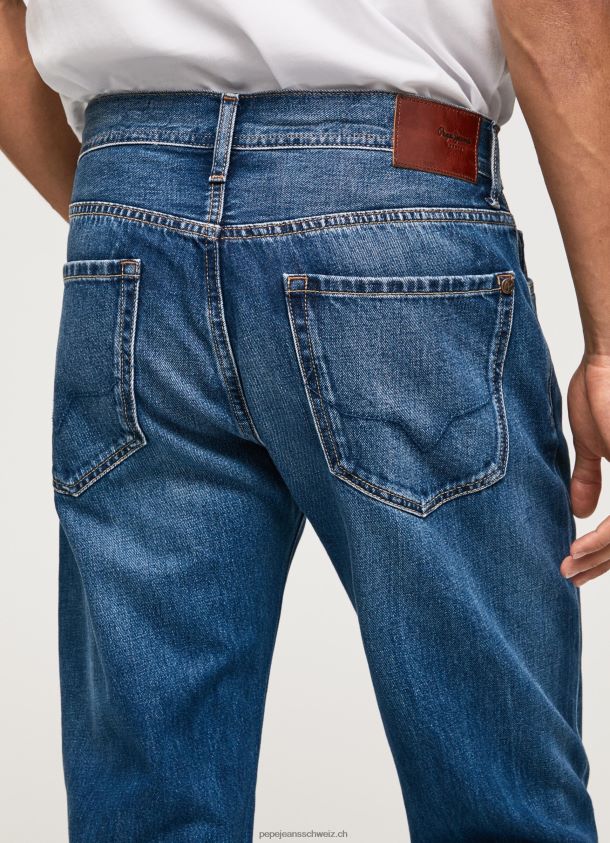 Penn Jeans mit lockerer Passform und fallender Leibhöhe Männer Pepe Jeans Denim 84XH6T814
