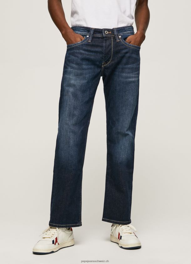 Kingston Reißverschluss-Jeans mit normaler Passform und normaler Taille Männer Pepe Jeans Denim 84XH6T798
