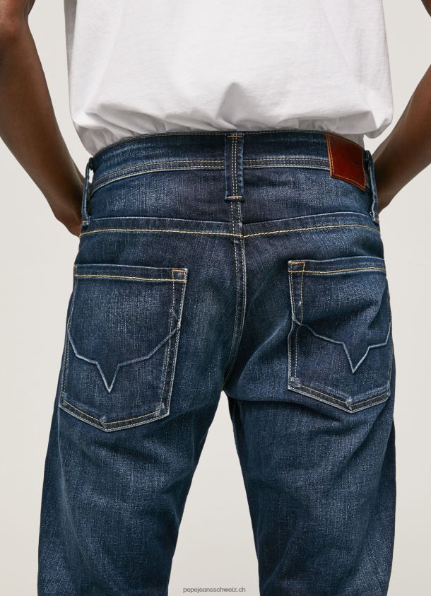 Kingston Reißverschluss-Jeans mit normaler Passform und normaler Taille Männer Pepe Jeans Denim 84XH6T798