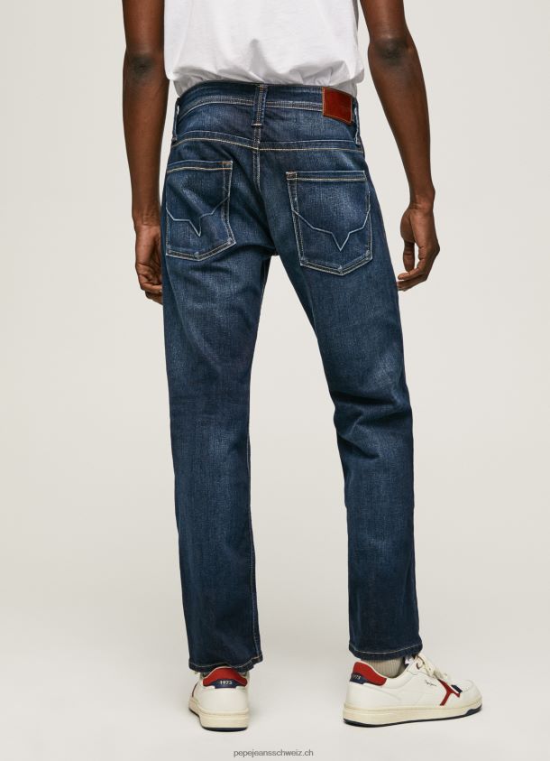 Kingston Reißverschluss-Jeans mit normaler Passform und normaler Taille Männer Pepe Jeans Denim 84XH6T798