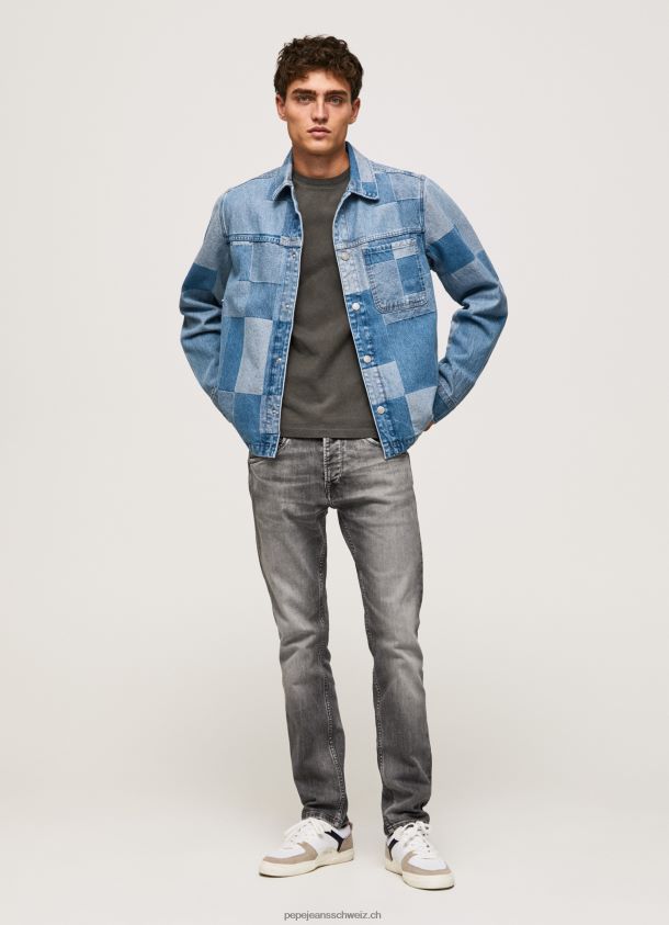 Spike-Jeans mit normaler Passform und mittelhohem Bund Männer Pepe Jeans Denim 84XH6T802