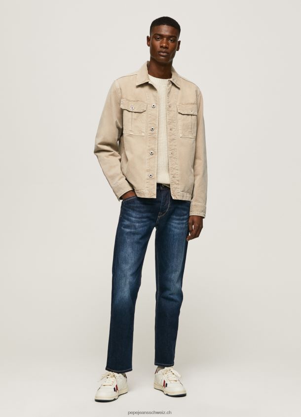 Spike-Jeans mit normaler Passform und mittelhohem Bund Männer Pepe Jeans Denim 84XH6T805