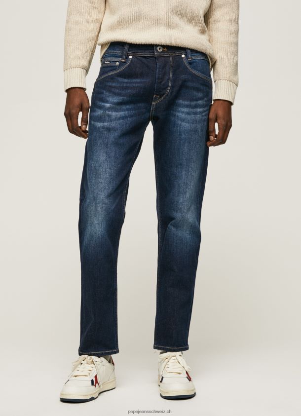 Spike-Jeans mit normaler Passform und mittelhohem Bund Männer Pepe Jeans Denim 84XH6T805