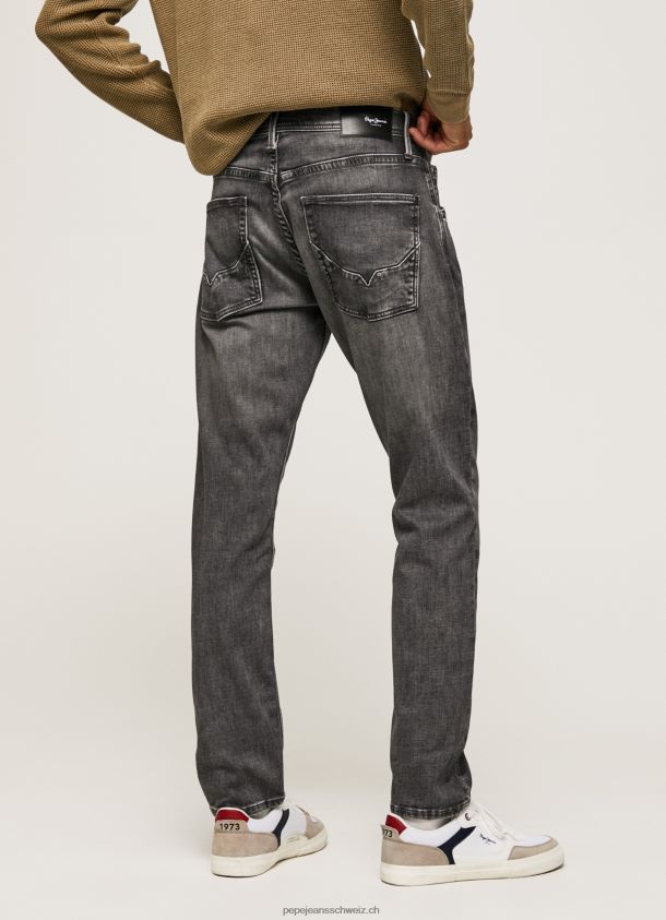 Track-Jeans mit normaler Passform und mittelhohem Bund Männer Pepe Jeans Denim 84XH6T800