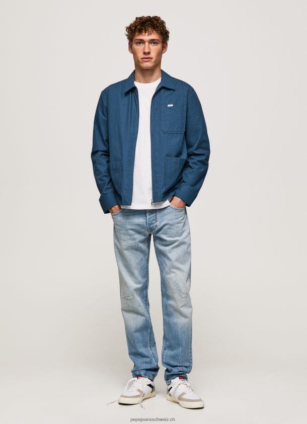 stanley mittelhohe jeans mit normaler passform Männer Pepe Jeans Denim 84XH6T807