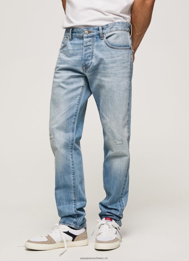 stanley mittelhohe jeans mit normaler passform Männer Pepe Jeans Denim 84XH6T807