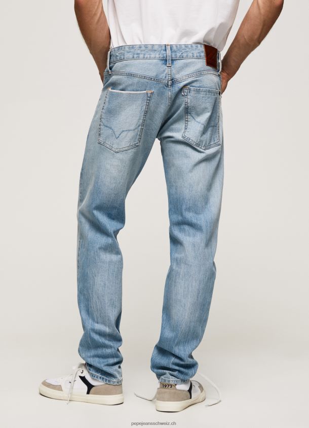 stanley mittelhohe jeans mit normaler passform Männer Pepe Jeans Denim 84XH6T807