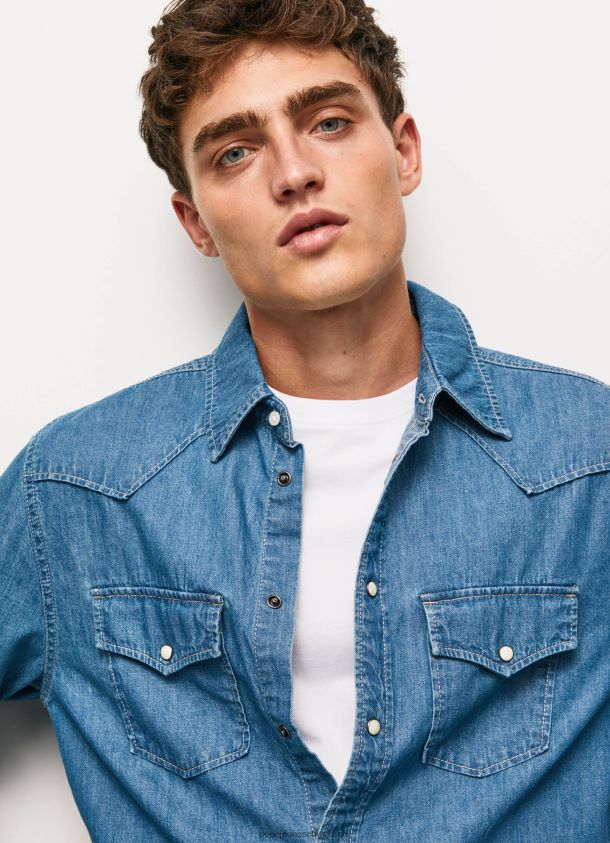 Carson Jeanshemd in normaler Passform Männer Pepe Jeans Denim 84XH6T1020