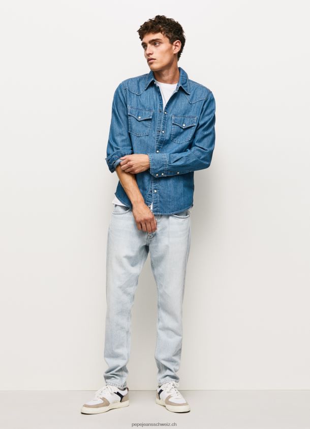Carson Jeanshemd in normaler Passform Männer Pepe Jeans Denim 84XH6T1020