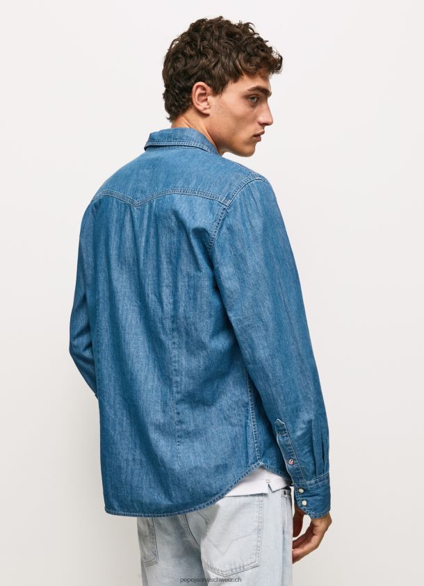 Carson Jeanshemd in normaler Passform Männer Pepe Jeans Denim 84XH6T1020
