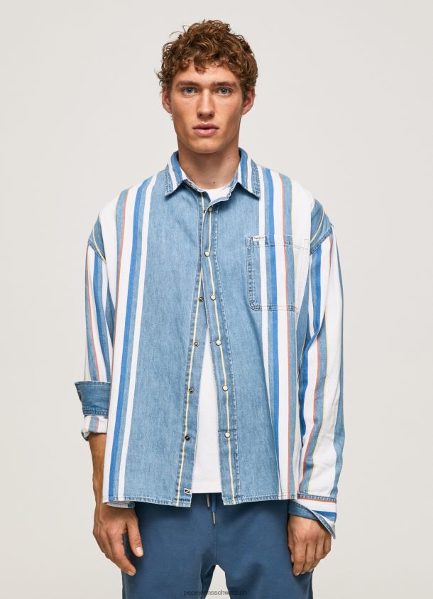 Devon übergroßes Denim-Überhemd Männer Pepe Jeans Denim 84XH6T1021