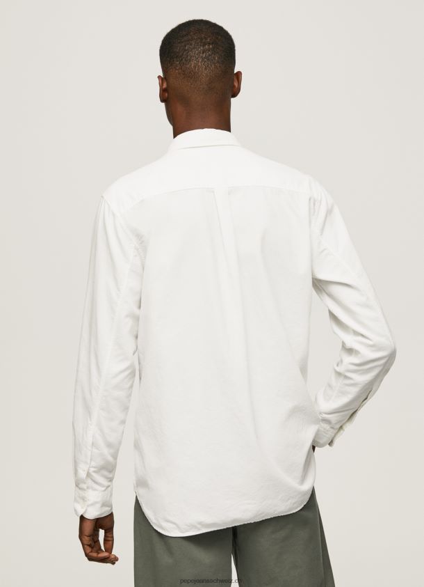 Fabio Oxford-Hemd in normaler Passform Männer Pepe Jeans Weiss 84XH6T1031