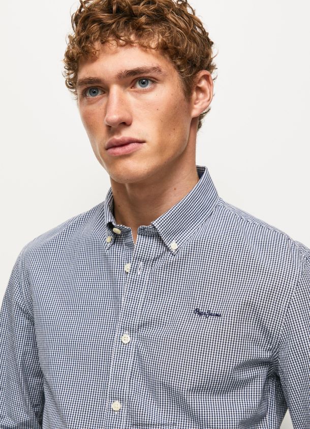 Lamar kariertes Popeline-Hemd Männer Pepe Jeans Jarman 84XH6T1046