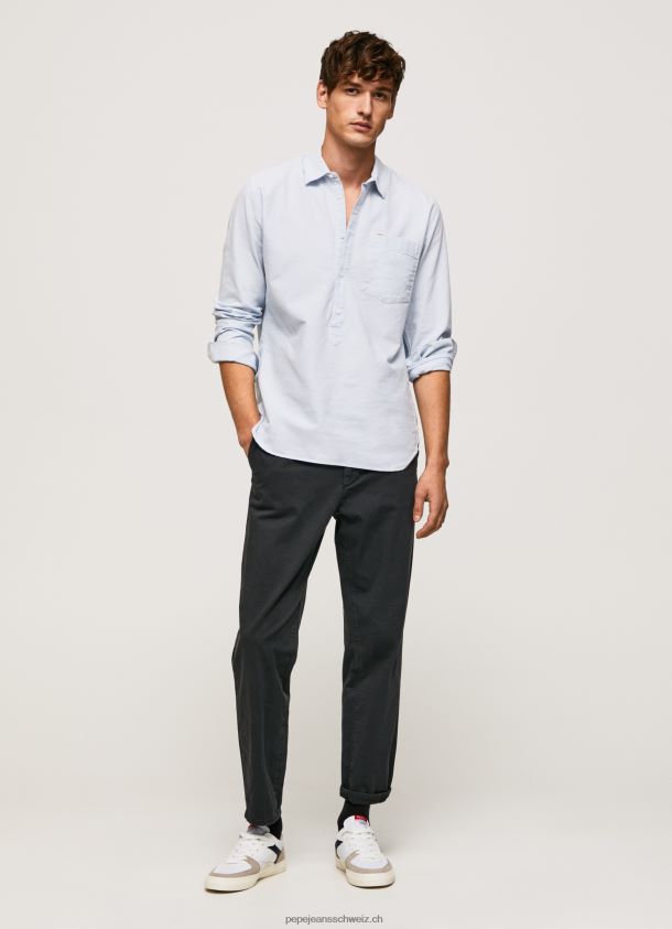 Lawson Oxford-Hemd in normaler Passform Männer Pepe Jeans blau bleichen 84XH6T1052