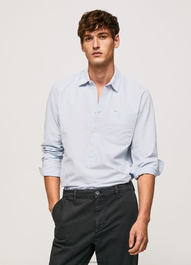 Lawson Oxford-Hemd in normaler Passform Männer Pepe Jeans blau bleichen 84XH6T1052