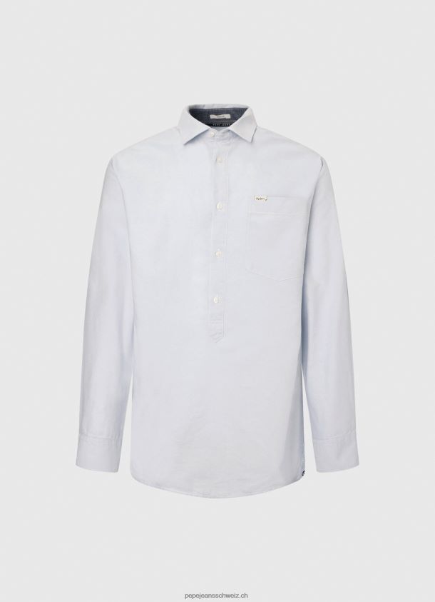 Lawson Oxford-Hemd in normaler Passform Männer Pepe Jeans blau bleichen 84XH6T1052