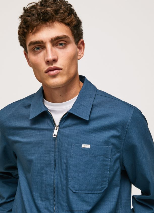 Leeds gerade geschnittenes Überhemd Männer Pepe Jeans dulwich 84XH6T1032