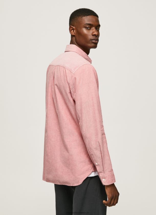 Lowell Oxford-Hemd in normaler Passform Männer Pepe Jeans wolkig rosa 84XH6T1048