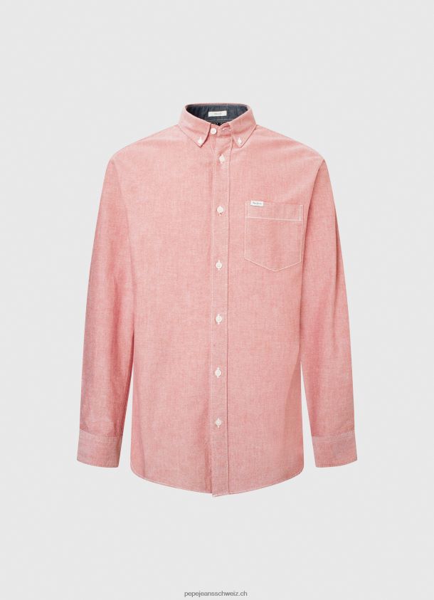 Lowell Oxford-Hemd in normaler Passform Männer Pepe Jeans wolkig rosa 84XH6T1048