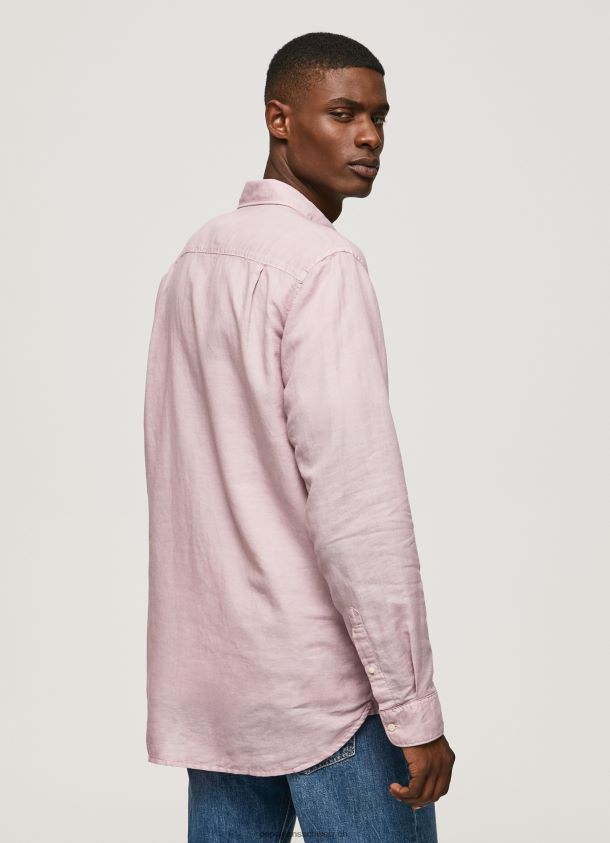Parker langärmliges Hemd Männer Pepe Jeans Rosa bleichen 84XH6T1051