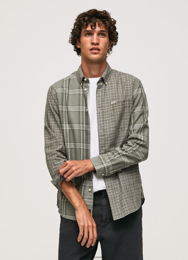 Regular Fit Hemd mit gemischten Karos Männer Pepe Jeans Gießen 84XH6T1038