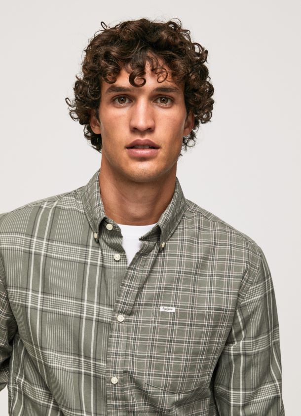 Regular Fit Hemd mit gemischten Karos Männer Pepe Jeans Gießen 84XH6T1038