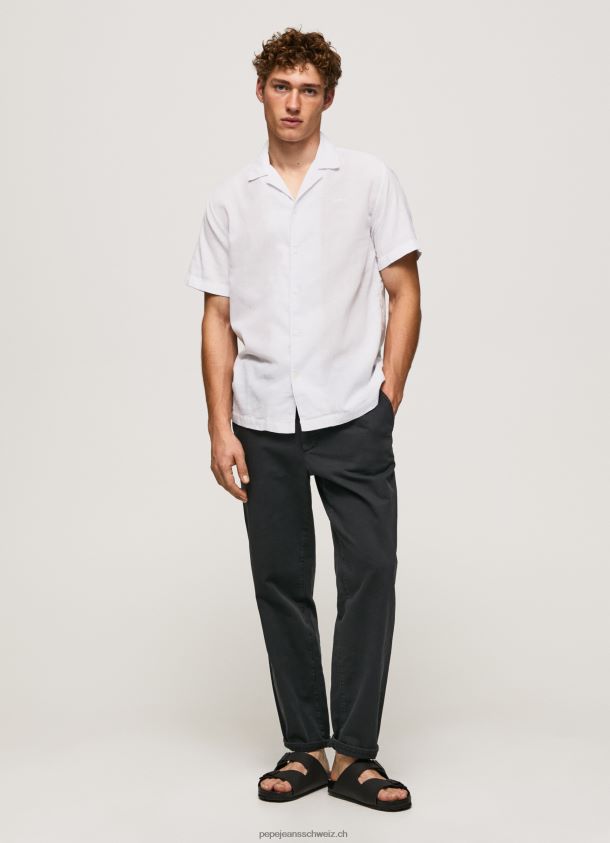 kurzärmliges Hemd aus Lastingham Männer Pepe Jeans Weiss 84XH6T1060