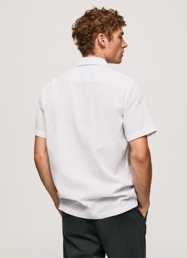 kurzärmliges Hemd aus Lastingham Männer Pepe Jeans Weiss 84XH6T1060