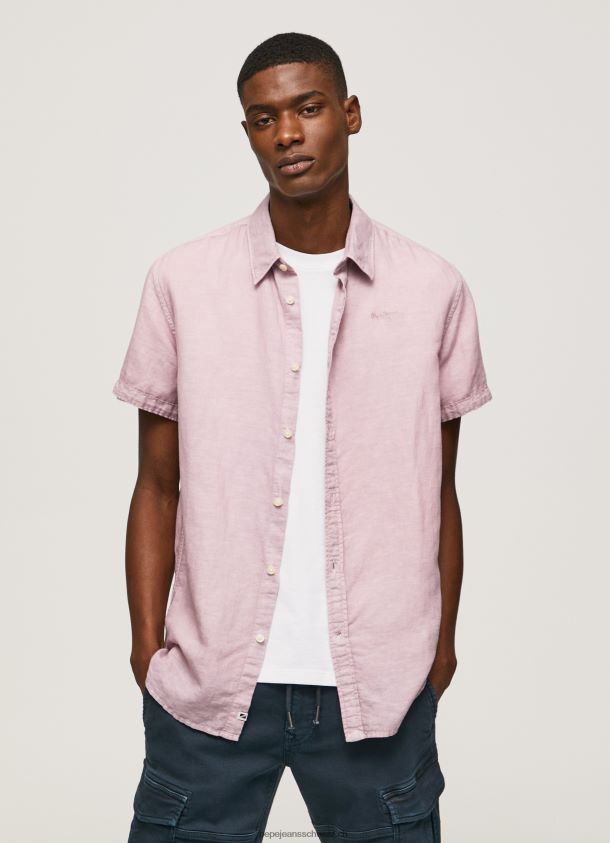 kurzärmliges Parker-Shirt Männer Pepe Jeans Rosa bleichen 84XH6T1058